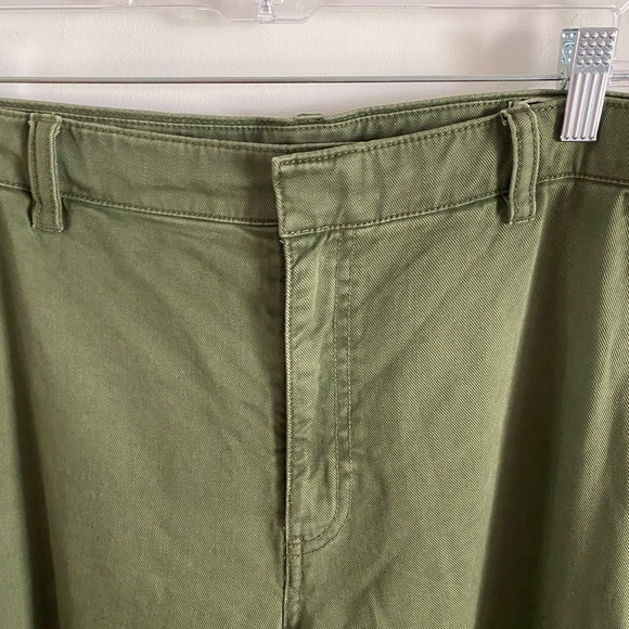 GAP Women’s Green Wide Leg Cargo Pants Size 14 Tall Streetwear - Picture 3 of 10
